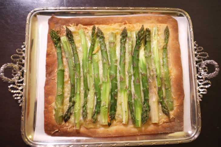 Recette sans gluten de la tarte aux asperges