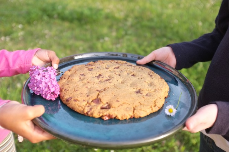 Recette sans gluten de cookie géant