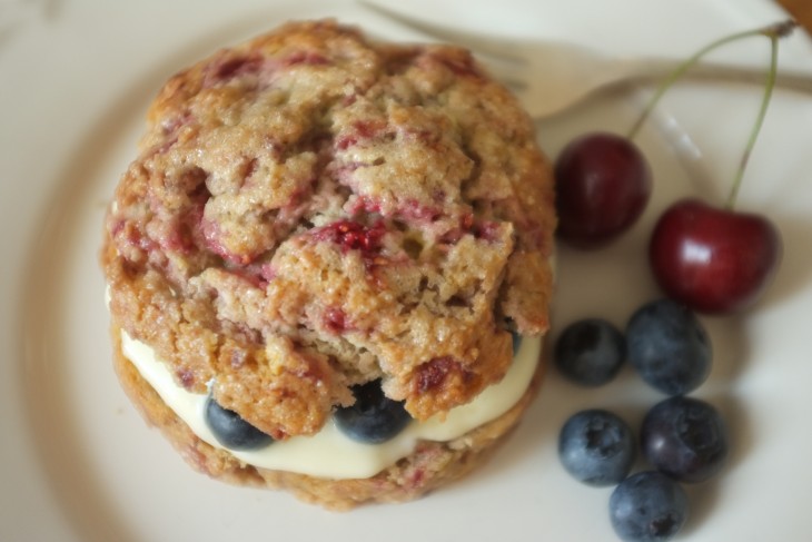 recette sans gluten de gâteau sablé bleu-blanc-rouge