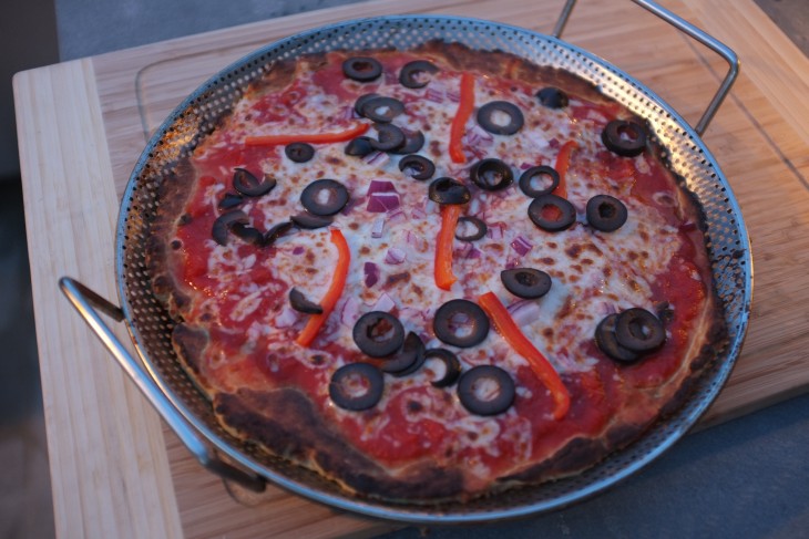 recette de pizza sans gluten avec le mix Bob’s Red Mill