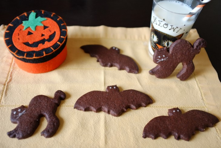 recette sans gluten de biscuit au chocolat pour Halloween