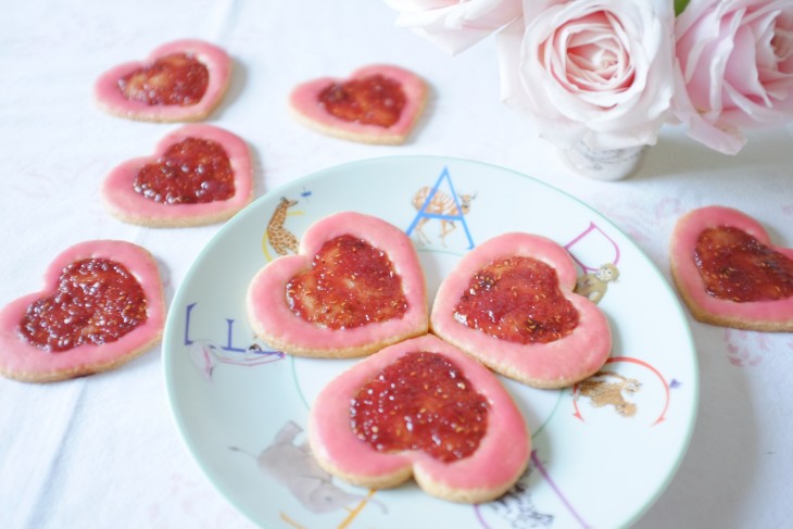 recette sans gluten de biscuit litchi-framboise