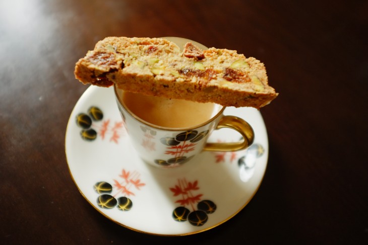 recette de biscotti abricot-pistache