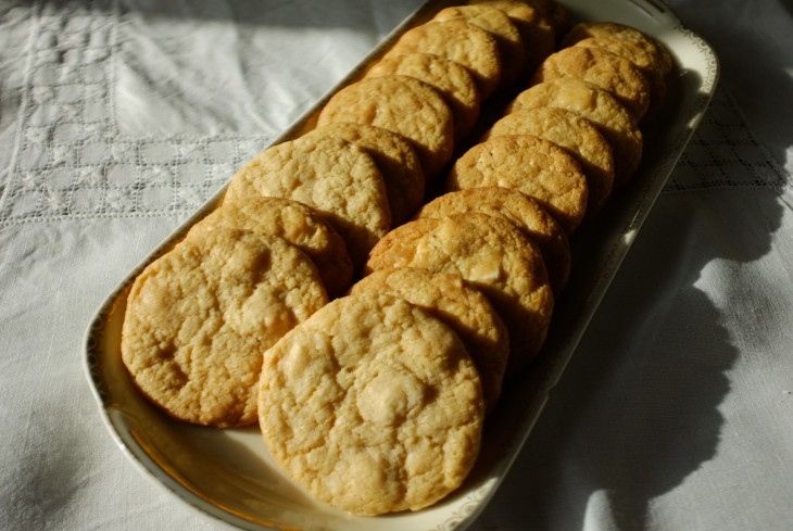 recette sans gluten de cookies aux pépites de chocolat blanc