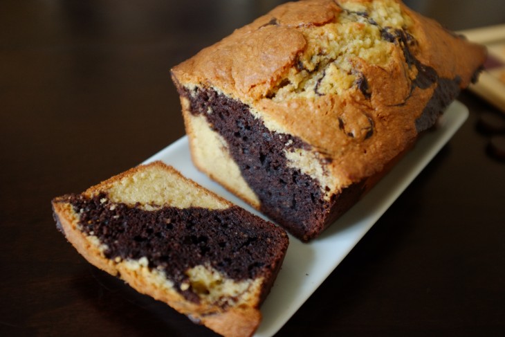recette sans gluten de cake marbré au chocolat