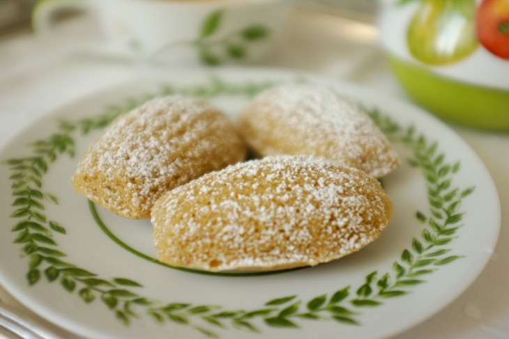 recette sans gluten de madeleine à la farine de Souchet