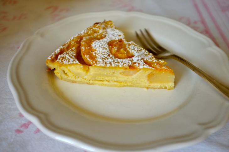 recette sans gluten de clafoutis aux pêches