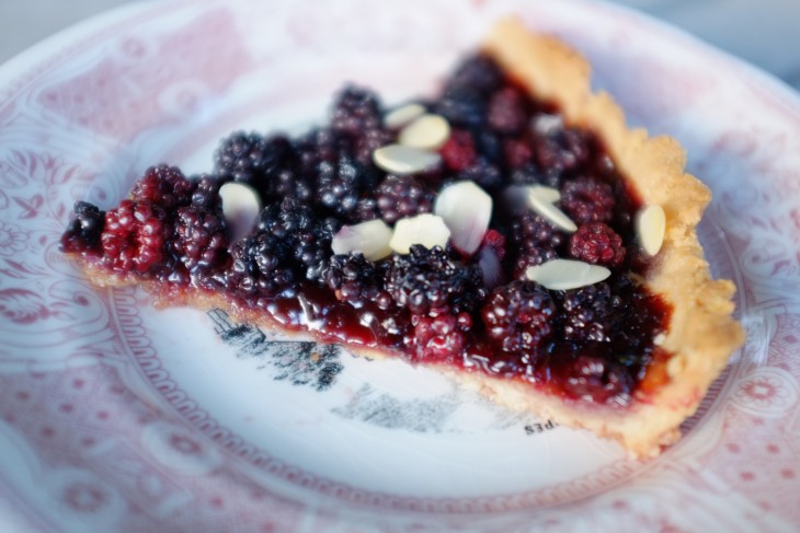 recette sans gluten de tarte aux mûres sauvages