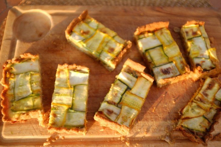 recette sans gluten de tarte courgette et poireau