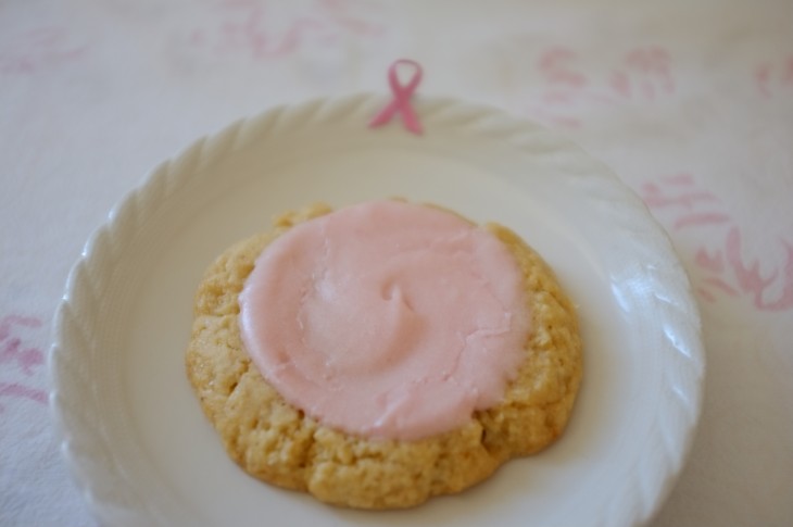 recette sans gluten de cookie rose pour Meredith