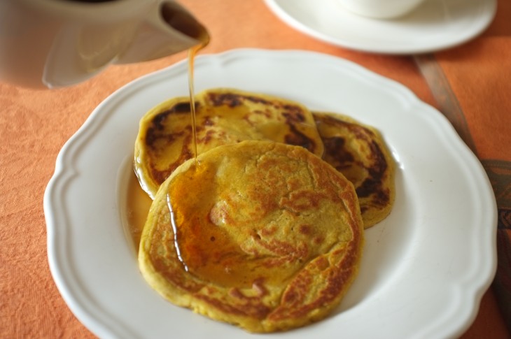 recette sans gluten de pancake au potiron