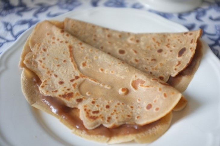recette sans gluten de crêpe à la châtaigne