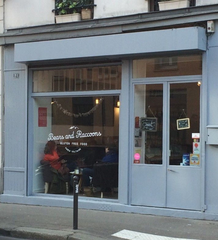 Déjeuner au restaurant sans gluten Bears & Racoons