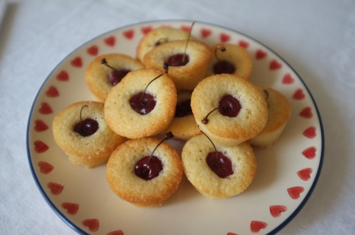 recette sans gluten de mini financier à la cerise