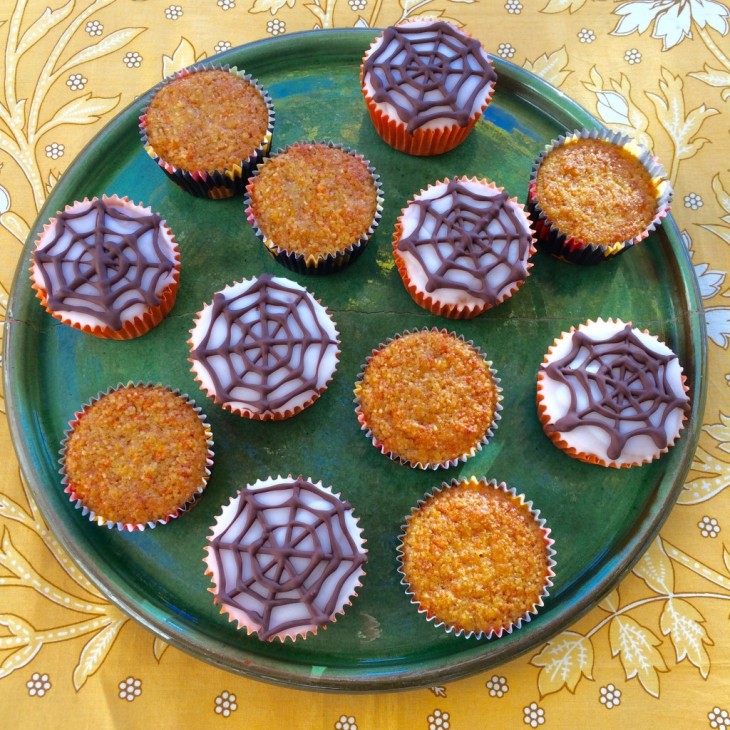 recette de muffins carotte orange pour Halloween 2015