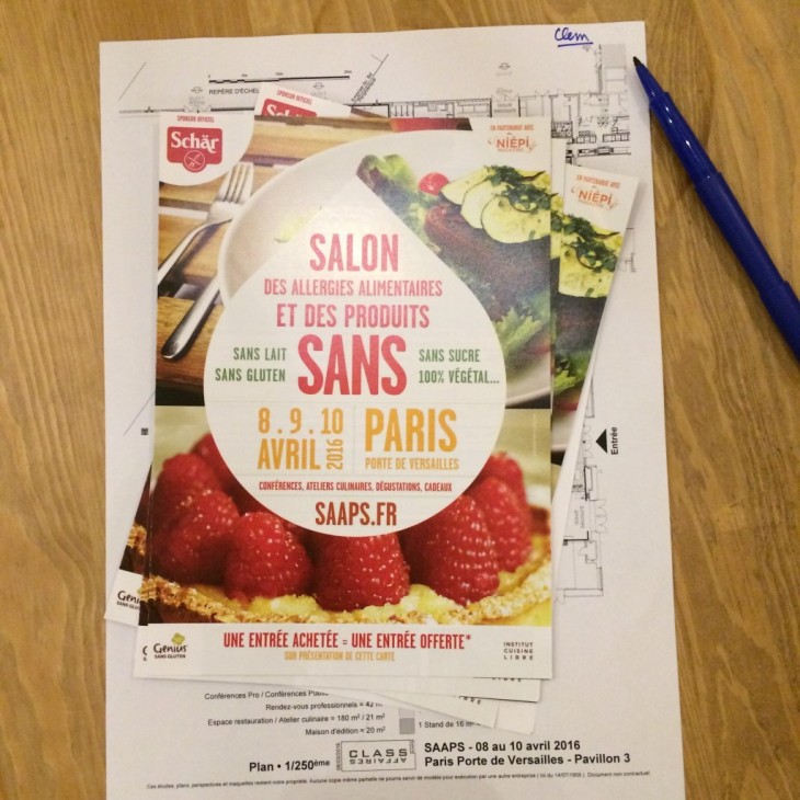 Ma participation au « Salon des Allergies Alimentaires et des Produits Sans » 2016
