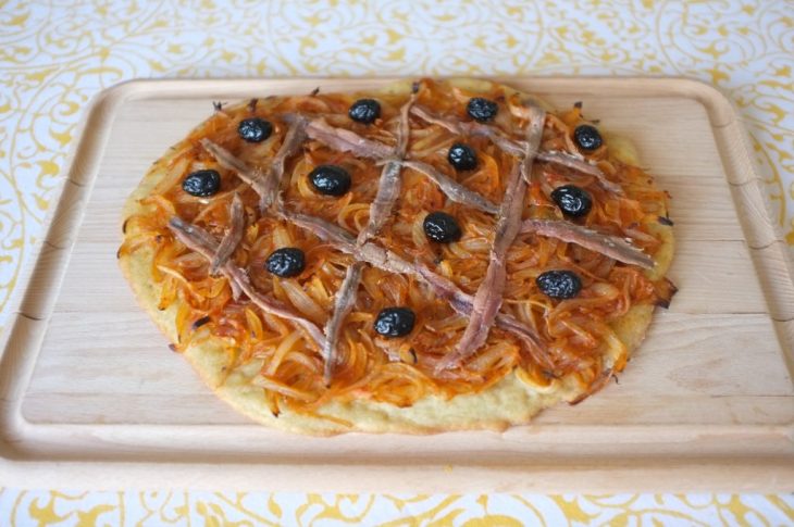Recette sans gluten de pissaladière