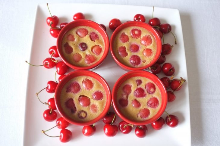 clafoutis cerise sans gluten au Vitaliseur