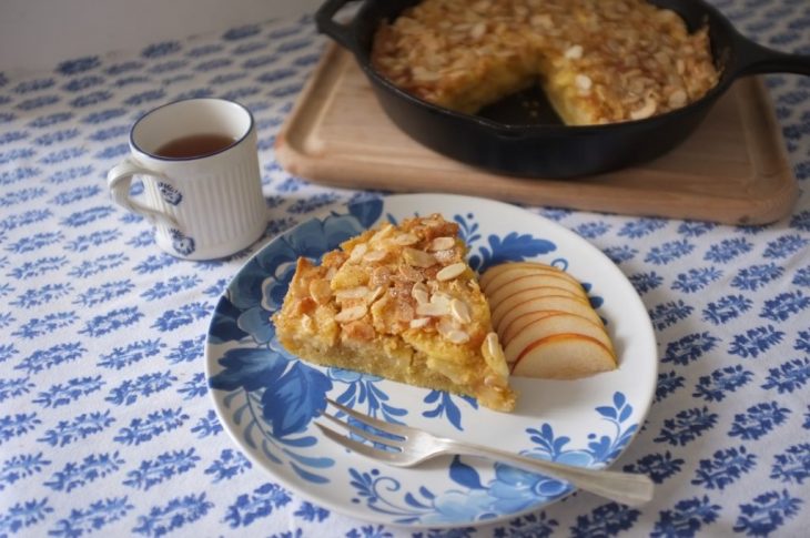 Le gâteau pommes amandes cannelle sans gluten