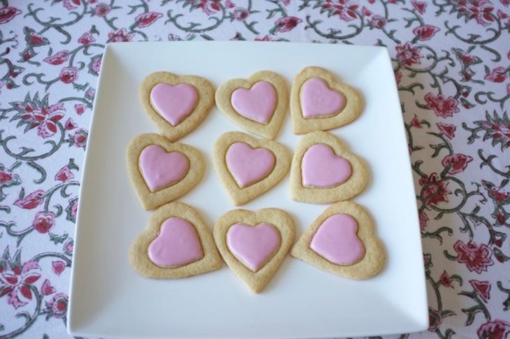 Mes biscuits coeur sans gluten pour la St Valentin