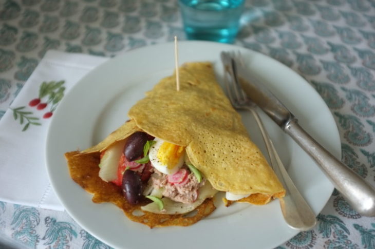 Ma Socca sans gluten pour les chaudes journées